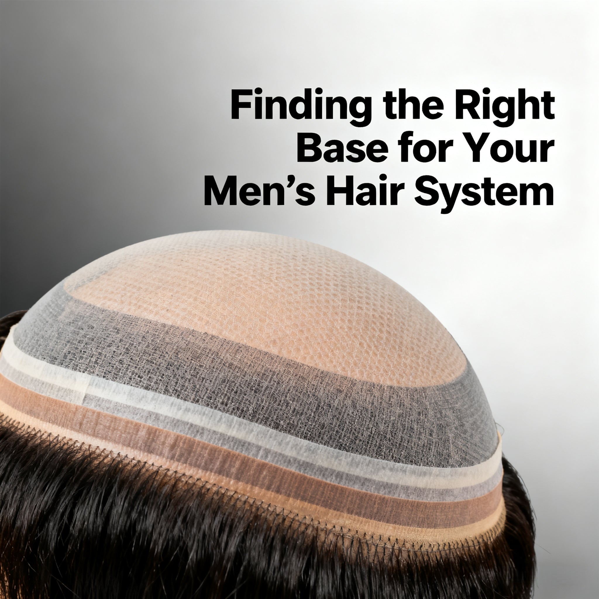 Finding the Right Base for Your Men’s Hair System — What Really Works for You