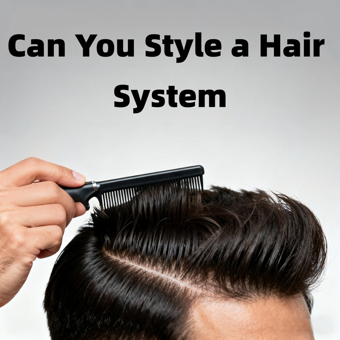 Can You Style a Hair System? Here’s What You Need to Know