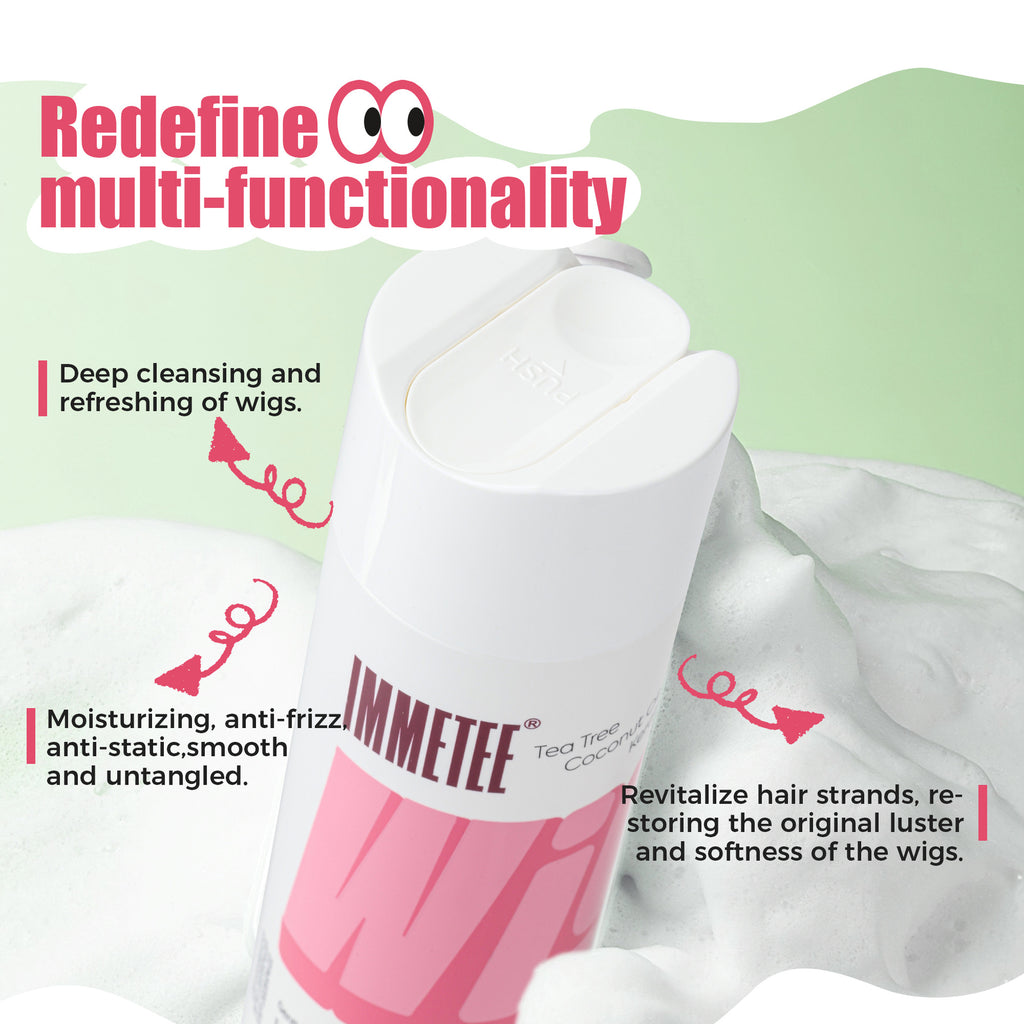 2-in-1 Leave-In Conditioning Wig Spray (8.45fl.oz/250ml) - pH Balanced Bio-Care