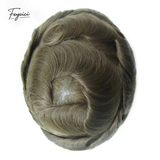 8"x10" Thin Skin Hair System for Men –Natural Hair Piece V Loop Toupe -Free Style