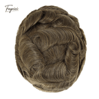 Ultra-Thin Skin Men’s Hair System - 0.08mm V-Loop Knotless Bio-Skin Toupee (8"x10")