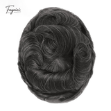 8"x10" Thin Skin Hair System for Men –Natural Hair Piece V Loop Toupee- Daily Wear