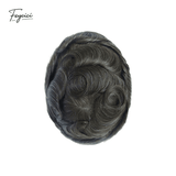 8"x10" Ultra Thin Skin Men's Toupee - V-Loop Invisible Hair System