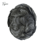 Ultra-Thin Skin Men’s Hair System - 0.08mm V-Loop Knotless Bio-Skin Toupee (8"x10")