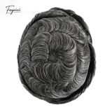 8"x10" Mono with Poly Hair System for Men –Natural Hair Piece 130% Density Toupee -Free Style