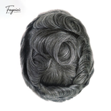 8"x10" Super Thin Skin Hair System for Men –Natural Hair Piece V Loop Toupe -Free Style