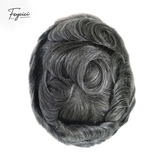 8"x10" Thin Skin Hair System for Men –Natural Hair Piece V Loop Toupee- Daily Wear