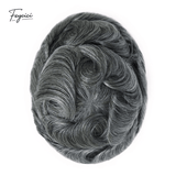 Ultra-Thin Skin Men’s Hair System - 0.08mm V-Loop Knotless Bio-Skin Toupee (8"x10")