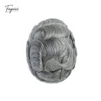 8"x10" Ultra Thin Skin Men's Toupee - V-Loop Invisible Hair System
