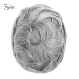 8"x10" Super Thin Skin Hair System for Men –Natural Hair Piece V Loop Toupe -Free Style