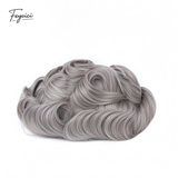Feycici 8x10 inch durable lace top men's hair system with PU base, natural hair, 130% density, lace and hair detailed in image