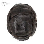 Classic Thin Skin Men’s Hair System - 0.12mm Durable Bio-Skin Toupee with V-Loop Front