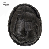Mono With Poly Hair System for Men –Natural Hair Piece -Free Style Toupee- Mens Wigs Baldness