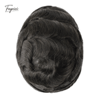 Ultra-Thin Skin Men’s Hair System - 0.08mm V-Loop Knotless Bio-Skin Toupee (8"x10")