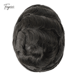 Ultra-Thin Skin Men’s Hair System - 0.08mm V-Loop Knotless Bio-Skin Toupee (8"x10")