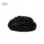 Invisible PU Hair System for Men –Natural Hair Piece Ultra Thin 0.08mm Full Hand Tied Natural Hair Piece
