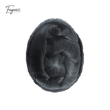 8"x10" Ultra Thin Skin Men's Toupee - V-Loop Invisible Hair System