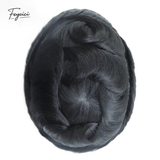 Feycici 8x10 inch super thin skin hair system for men with natural hair, V loop design, free style for easy wear.