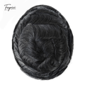 Mono With Poly Hair System for Men –Natural Hair Piece -Free Style Toupee- Mens Wigs Baldness