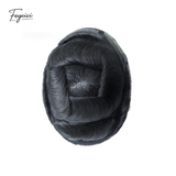 Feycici 8x10 inch super thin skin hair system for men with natural hair, V loop style, free styling option, lightweight and realistic.