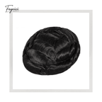 Mens Bio-Skin Toupee - 0.06-0.08mm Full PU V-Loop Knotless Human Hair Replacement System