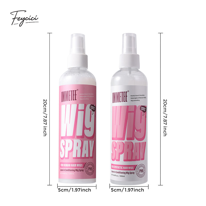 2-in-1 Leave-In Conditioning Wig Spray (8.45fl.oz/250ml) - pH Balanced Bio-Care