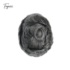 Classic Thin Skin Men’s Hair System - 0.12mm Durable Bio-Skin Toupee with V-Loop Front