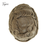 8"x10" Thin Skin Hair System for Men –Natural Hair Piece V Loop Toupe -Free Style