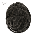Classic Thin Skin Men’s Hair System - 0.12mm Durable Bio-Skin Toupee with V-Loop Front