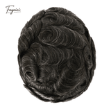 Classic Thin Skin Men’s Hair System - 0.12mm Durable Bio-Skin Toupee with V-Loop Front