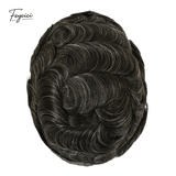 Classic Thin Skin Men’s Hair System - 0.12mm Durable Bio-Skin Toupee with V-Loop Front