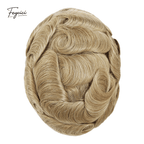 Classic Thin Skin Men’s Hair System - 0.12mm Durable Bio-Skin Toupee with V-Loop Front