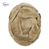8"x10" Thin Skin Hair System for Men –Natural Hair Piece V Loop Toupe -Free Style