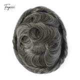 Ultra-Thin Skin Men’s Hair System - 0.08mm V-Loop Knotless Bio-Skin Toupee (8"x10")