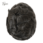 Classic Thin Skin Men’s Hair System - 0.12mm Durable Bio-Skin Toupee with V-Loop Front