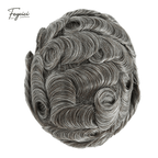 Classic Thin Skin Men’s Hair System - 0.12mm Durable Bio-Skin Toupee with V-Loop Front