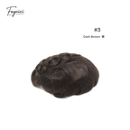 10x8" Lace Front Men’s Toupee - 0.06mm Clear PU Skin Base Human Hair Replacement System