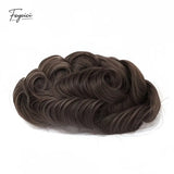 Feycici men's 8x10 inch breathable full lace hair system with natural hair for daily wear, designed for a comfortable fit.