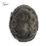 Ultra-Thin Skin Men’s Hair System - 0.08mm V-Loop Knotless Bio-Skin Toupee (8"x10")