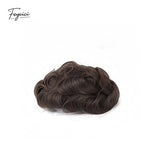 Invisible PU Hair System for Men –Natural Hair Piece Ultra 0.04mm Full Hand Tied Natural Hair Piece