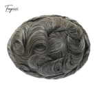 Ultra-Thin Skin Men’s Hair System - 0.08mm V-Loop Knotless Bio-Skin Toupee (8"x10")