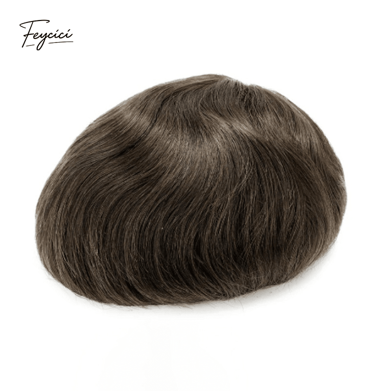 Second Skin Series - Seamless Injected Bio-Skin Men's Human Hair Toupee