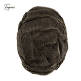 Ultra-Thin Skin Men’s Hair System - 0.08mm V-Loop Knotless Bio-Skin Toupee (8"x10")