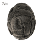 Classic Thin Skin Men’s Hair System - 0.12mm Durable Bio-Skin Toupee with V-Loop Front