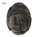 Classic Thin Skin Men’s Hair System - 0.12mm Durable Bio-Skin Toupee with V-Loop Front