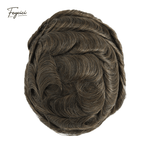 Classic Thin Skin Men’s Hair System - 0.12mm Durable Bio-Skin Toupee with V-Loop Front