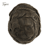 Classic Thin Skin Men’s Hair System - 0.12mm Durable Bio-Skin Toupee with V-Loop Front