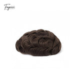Invisible PU Hair System for Men –Natural Hair Piece Ultra 0.02mm Full Hand Tied Natural Hair Piece