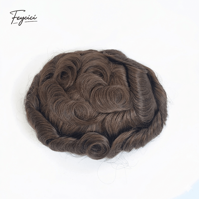 Mirage Series - 0.03mm Ultra-Thin Skin Men’s Hair System (Knotless V-Loop)