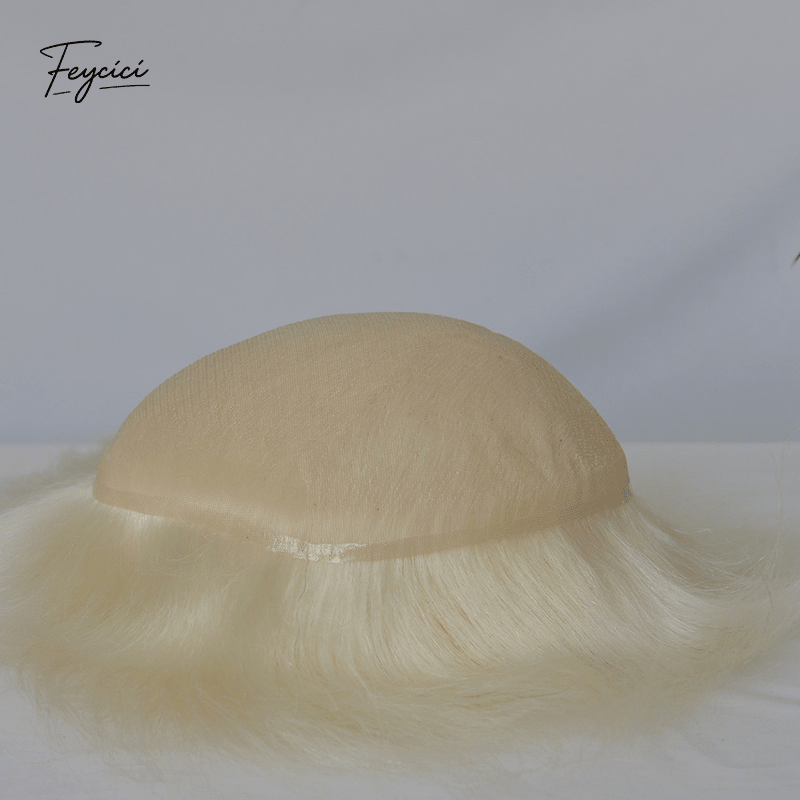 Air-Lace Series - 10x8" Full Swiss Lace Hand-Tied Men's Toupee